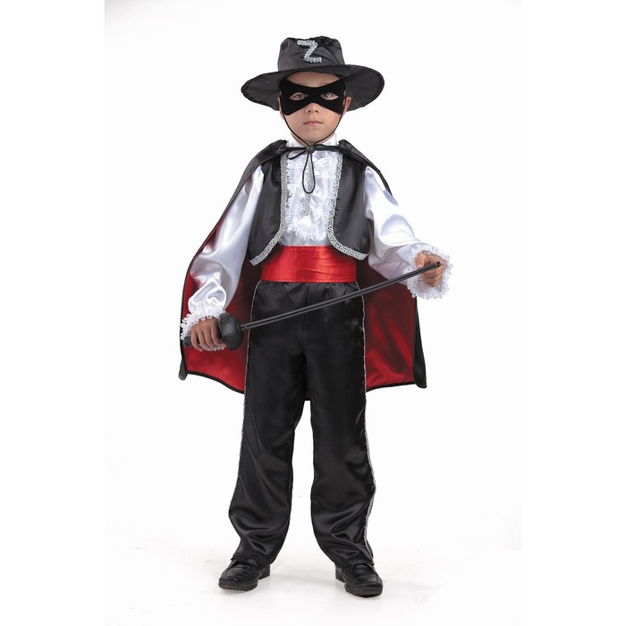 Buy Carnival costume Zorro, height 140 Online, Price - $89.70